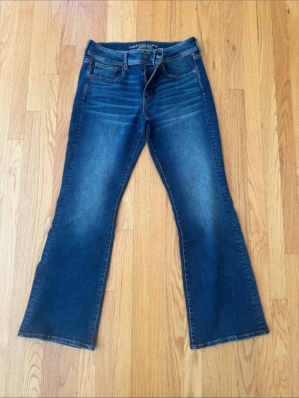 American Eagle Outfitters Dark Blue Flare Jeans
